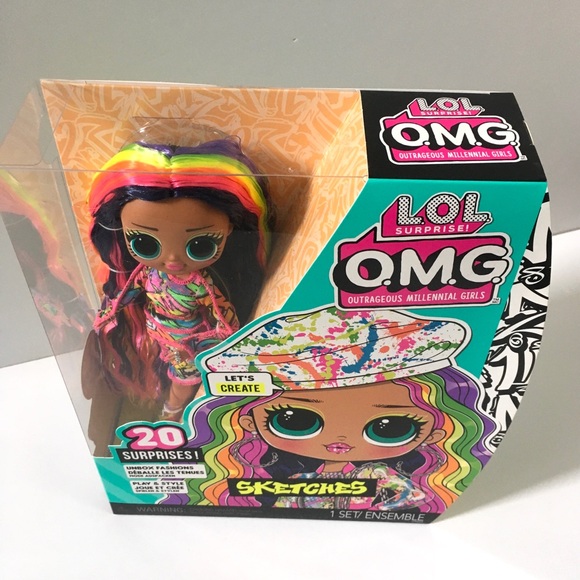 L.O.L. Surprise! LOL Surprise OMG Sketches Fashion Doll with 20 Surprises - Picture 2 of 7